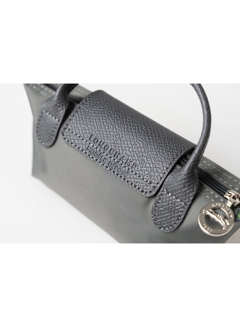 Long French Longchamp Women's  fashion versatile mini makeup bag handbag shoulder bag handheld small bag camera bag Mini Graphite Grey - Image 4